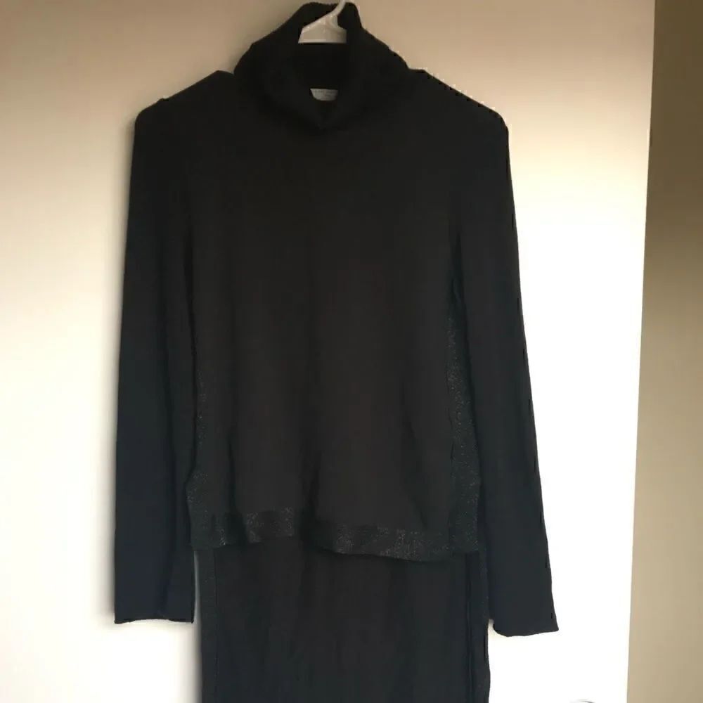 [zara] hi low turtleneck sweater #4